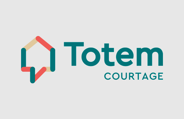 Totem Courtage - types top - logo